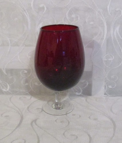 Vintage over sized ruby red - vintage,