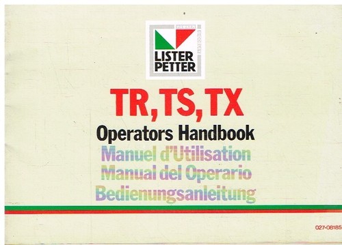 Lister petter tx - petter, tr