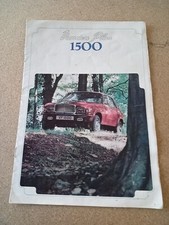 1978 ALLEGRO VANDEN PLAS 1500 BROCHURE  1975