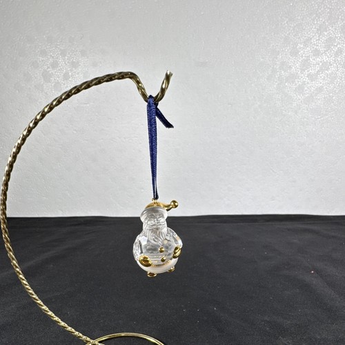 Swarovski crystal gold santa - swarovski,