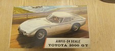 VINTAGE AIRFIX TOYOTA 2000 GT CAR 1.24 SCALE MODEL KIT  RARE, Released 1970.