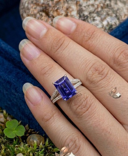 Vintage tanzanite ring 925 - vintage,