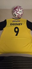 WATFORD FC PUMA  HOME SHIRT  DEENEY #9 LARGE P2P 21.5 " 2013 -14 ??