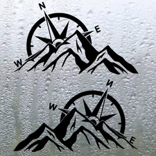 LARGE Compass Mountain Vinyl