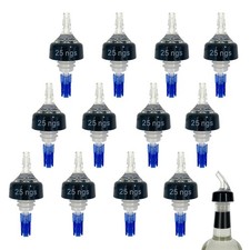 12x Shot Pourers Spirit Measure Bar Bottle Pourer Drink 25ml 35ml or 50ml