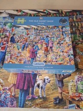 "The Old Sweet Shop" Big 500 Piece Jigsaw Puzzle By Gibson 