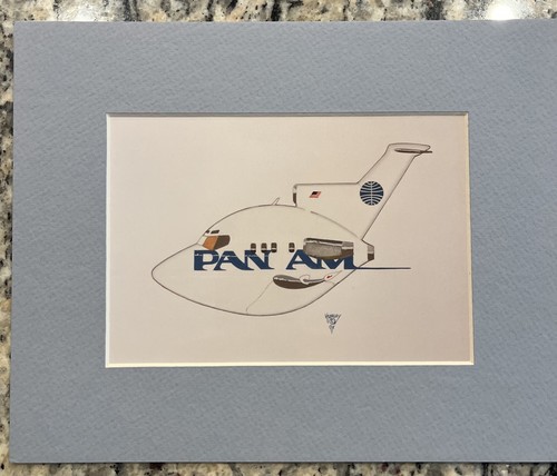 Vintage panam airplane - vintage,