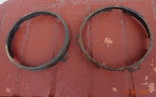2 x Ford Capri Mk3 hella headlight mount trim rings Laser 2.8i S GL Ghia LS 5.5i