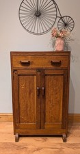 Small Vintage Oak Cupboard