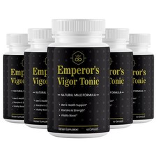 (5 Pack) Emperor's Vigor Tonic Male Supplement for Drive & Energy Performance
