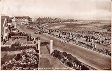 The Promenade & Front Porthcawl Postcard RP c1930