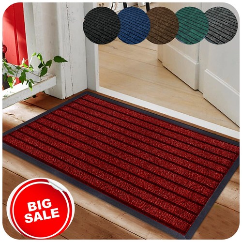 Rubber backed door mat - backed,