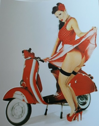 Pin girl vespa lambretta - girl,