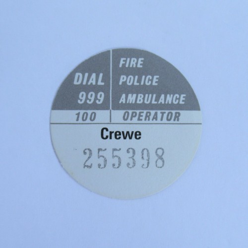 Retro vintage gpo dial number - vintage,