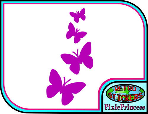Butterfly vinyl sticker - vinyl,