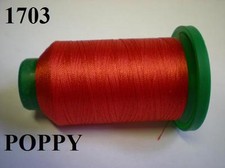 ISACORD MACHINE EMBROIDERY THREAD 1000M RED POPPY 1703