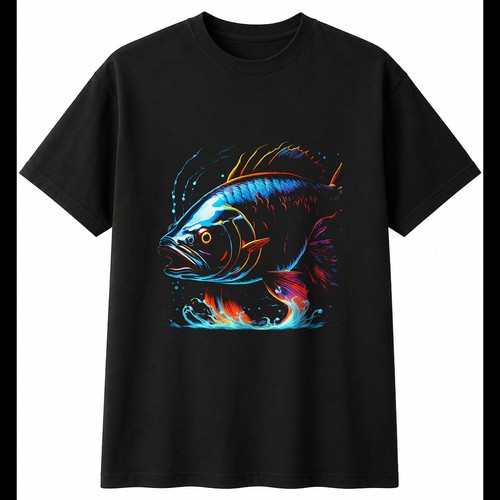 Ghost carp neon glow - carp, dark