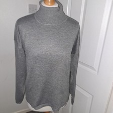 PRIMARK grey polo neck long
