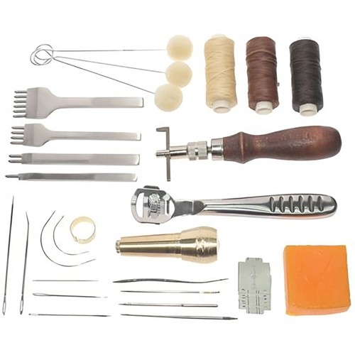 Leather craft basic stitching - basic,