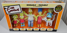 SIMPSONS TREEHOUSE OF HORROR ZOMBIE EDITION POSEABLE 5 FIGURE SET NJ CROCE 2003