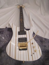 Schecter Synyster Gates Golden Lines White Electric Guitar FR Tremolo HH Pickups