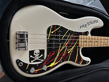 RARE CUSTOMIZED PAUL SIMONON OF THE CLASH FENDER PRECISION BASS GUITAR MINT