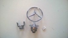 Mercedes Bonnet Raised Star Emblem Badge with Crest C E S CLK Class 