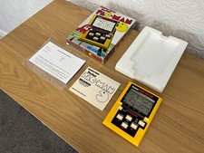 Grandstand Pocket PacMan 1983 Game - Boxed & Working -👽👾Retro Gift Idea👾👽