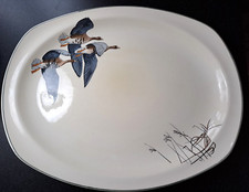 Midwinter Stylecraft WILD GEESE Peter Scott - LARGE 14" PLATTER - mid-century