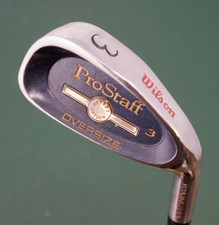 Wilson ProStaff Oversize Stainless 3 Iron Regular Steel Shaft Wilson Grip