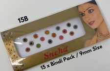 15 x Indian Crystal Bindi