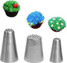 3 PCS Grass Cake Piping