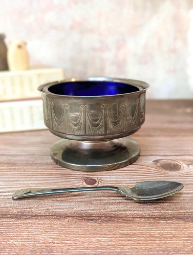 Silver plated sugar bowl - silver,