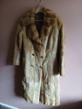 Real Fur Vintage Coat Ladies