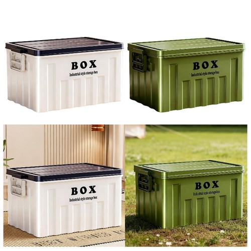 Lidded storage bin tote large - storage,