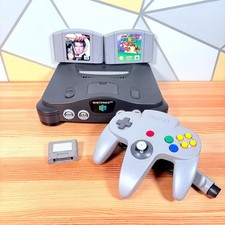 N64 Golden Eye & Mario 64 Nintendo 64 Console Bundle with Controller Memory Card