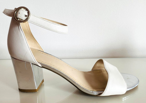 Clarks ivory open toe ankle - |,