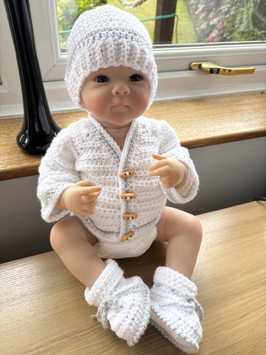 Baby boy cardigan beanie - cardigan,