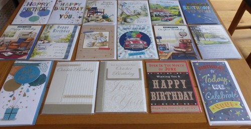 Mens birthday card selection - card, 1