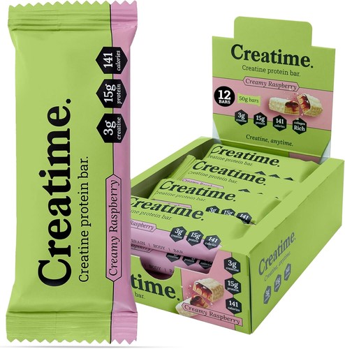 Creatime creatine protein - creatime, bars
