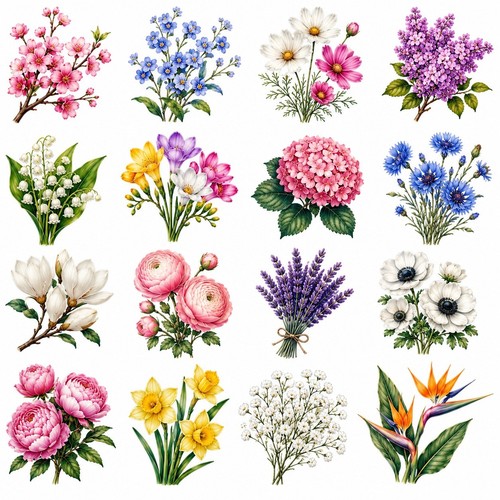 Pcs floral theme - pcs, dtf