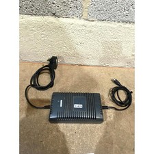 Black Power Supply Battery Charger Portable UK 3-Pin Plug for Electric Bicycles