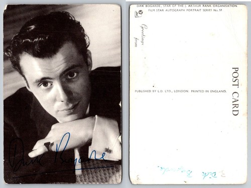 Dirk bogarde autograph - dirk,