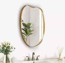 Gold Wall Mirror 47.5cm W