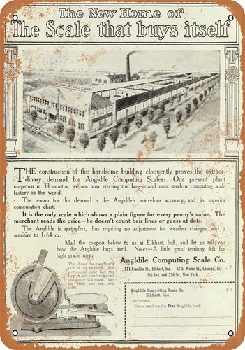Metal sign 1910 - metal,
