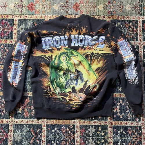 Iron horse sweatshirt saloon - iron,