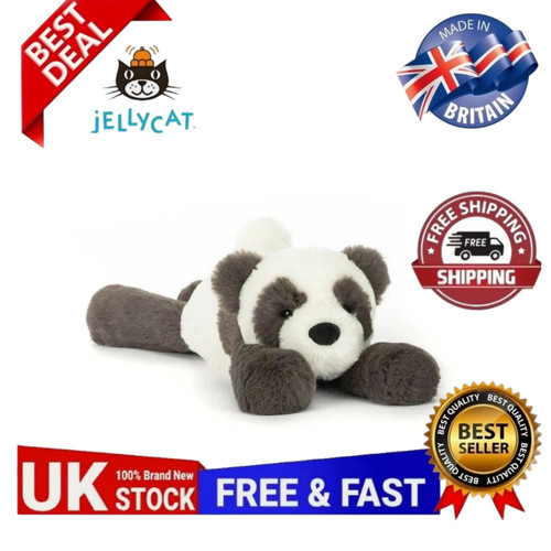 Jellycat smudge panda lying - panda,