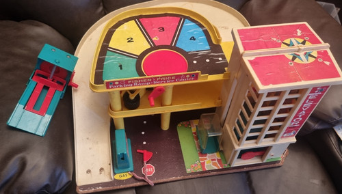 Fisher price garage - and, ramp