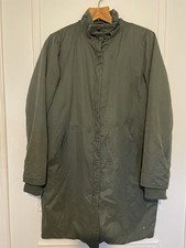Nümph ‘Morganic' Jacket Coat Size 38/size M UK Green Padded Popper Fastening