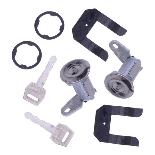 Door lock cylinder 2 keys - lock,